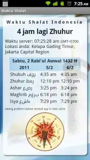 Waktu Shalat captura 2