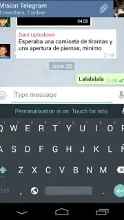 Android L Keyboard captura 4