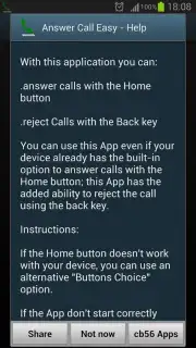 Answer Call Easy captura 1