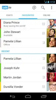 Talk.to - Chat for GTalk & FB captura 2