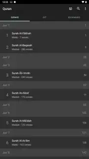 Quran Android captura 1