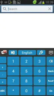 Keyboard for Galaxy S4 captura 3