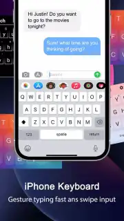 iPhone Keyboard - iOS 18 captura 1