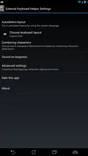 External Keyboard Helper Demo captura 7