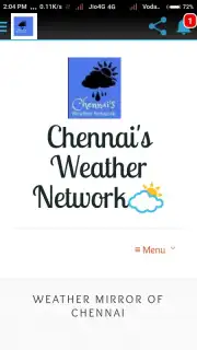 Chennai Weather captura 1