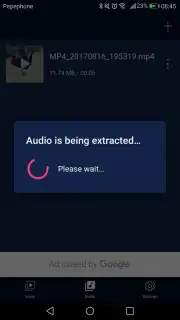 Audio Extractor captura 3