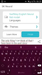 SwiftKey Neural captura 3