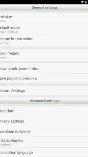 Dolphin Browser Mini captura 1