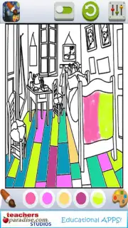 Vincent van Gogh Coloring Book captura 3