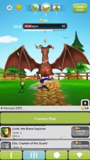 Taps and Dragons - Idle Heroes captura 8