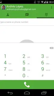 Hangouts Dialer captura 1