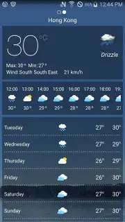 Live Weather Forecast captura 2