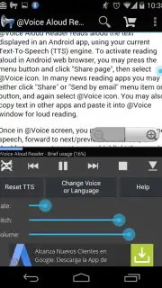 Voice Aloud Reader captura 2