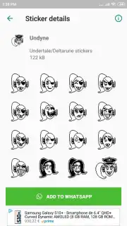 Undertale & Deltarune Stickers for WhatsApp captura 5