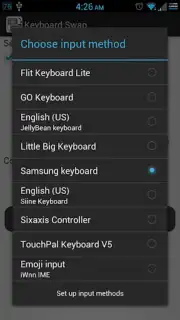 Keyboard Swap captura 1