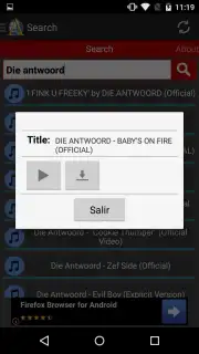Ares MP3 Music captura 4