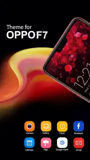 Oppo F7 Launcher - Themes and Wallpapers captura 3