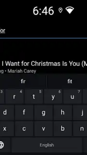 Google Automotive Keyboard captura 2