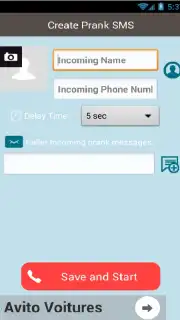 Zifo Fake SMS captura 1