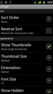 Blackmoon File Browser captura 1