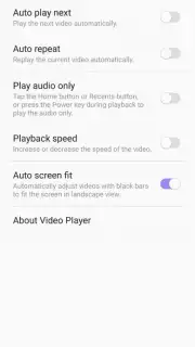 Samsung Video Player captura 1