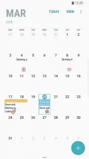 Samsung Calendar captura 3