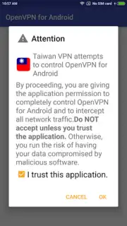 Taiwan VPN -Plugin for OpenVPN captura 2