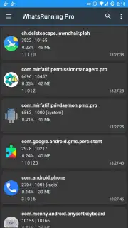 WhatsRunning Demo captura 8