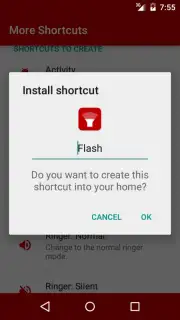 More Shortcuts captura 2