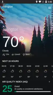 Weather Live captura 1