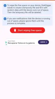 DiskDigger captura 10