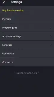 Televizo - IPTV player captura 2