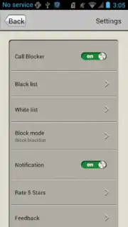 Call Blocker captura 2
