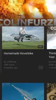 YouTube for Android TV captura 4