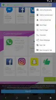 Goldeness Browser captura 4