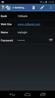 aWallet Password Manager captura 2