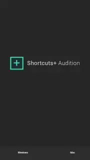 Shortcuts+ Audition captura 2