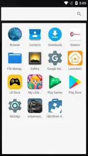Indus Launcher captura 2