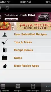 Pasta Recipes captura 2