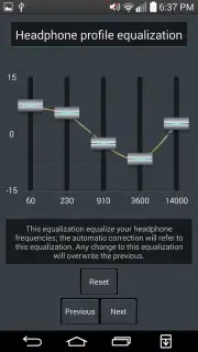 Headphones Equalizer captura 1