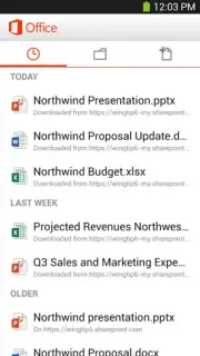Microsoft Office Mobile captura 4