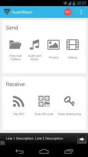 SuperBeam WiFi Direct Share captura 3