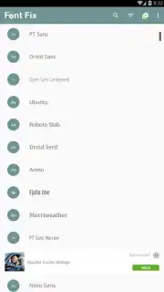 Font Installer captura 6