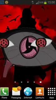 Itachi Live Wallpaper captura 6