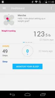Withings Health Mate captura 5