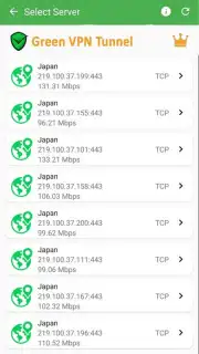 Green VPN Tunnel - Super Fast Net captura 2