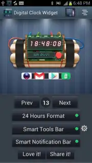 Digital Clock Widget captura 4
