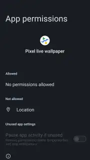 Pixel Live Wallpaper captura 1