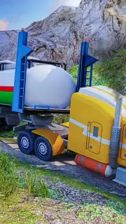 Oil Tanker Transport Offroad Truck Driver captura 3