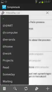 Simpletask Cloudless captura 7